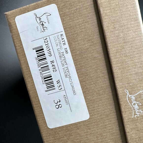 Christian Louboutin SO KATE 120 Psychic Patent Leather Pumps Heels - Picture 8 of 8